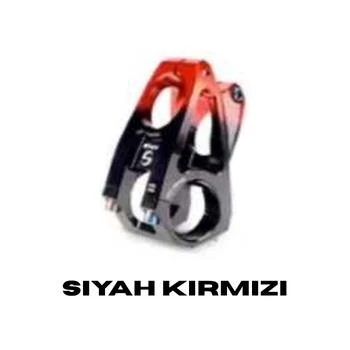 WAKE ALUMİNYUM CNC GİDON BOĞAZI ÇİFT RENK - 31.8mm - 28.6mm - 50mm 0° - SM004-CNC - Siyah Kırmızı ürün görseli 1