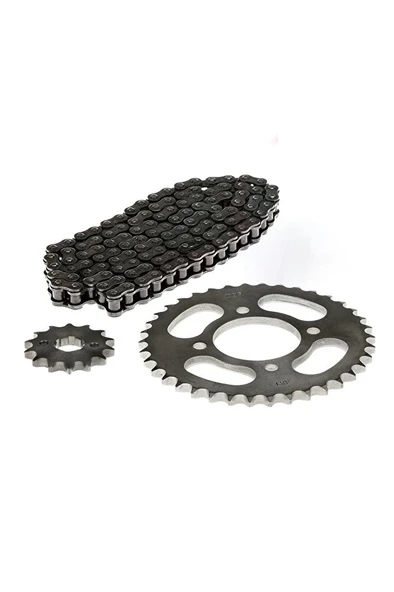 MONDIAL DRIFT 125MH 150MH ZİNCİR DİŞLİ SETİ 14T - 38T 428H-116L ürün görseli 1