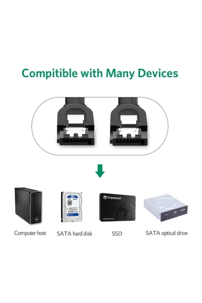 UGREEN SATA 3.0 Disk Kablosu 50 CM, 30796 - Resim 3