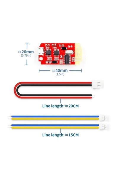 Devremarkt Ct14 Bluetooth 4.2 Mp3 Modül F Class Microusb Besleme Şarj Stereo ürün görseli 1