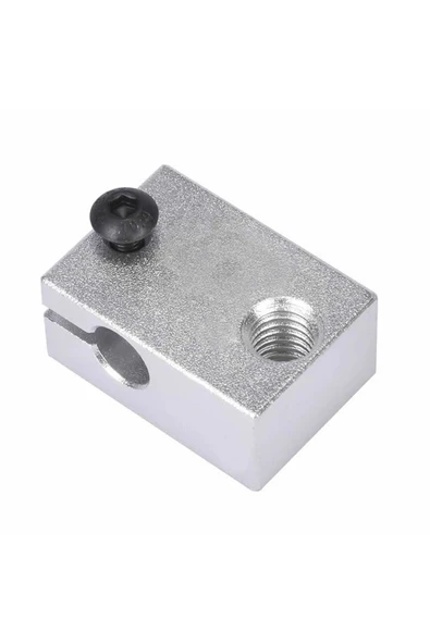 Devremarkt V6 3d Yazıcı Alüminyum Extruder Isıtıcı Blok 1.75 / 3.0mm Filament Uyumlu ürün görseli 1