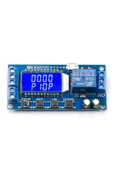 Devremarkt Xy-lj02 Zaman Ayarlı Röle Modül Micro Usb Dc 5-30v Besleme Zamanlayıcı Gecikmeli Başlangıç 0.1sn ürün görseli 1