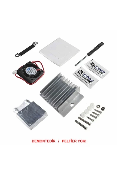 Devremarkt Termo Elektrik Peltier Su Sıvı Soğutucu Sistem Dc 12v 6a 60w Pc Cpu Klima Buzdolabı Buzluk Araba ürün görseli 1