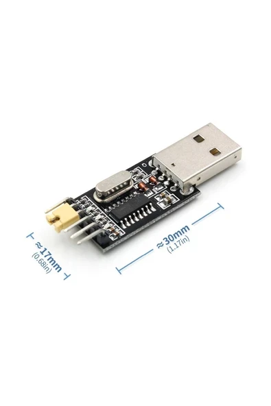 Devremarkt Ch340g Usb Rs232 Uyumlu Ttl Uart Çevirici Modül Seri Port Haberleşme Arduino ürün görseli 1