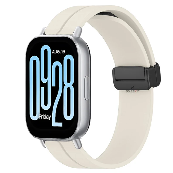 Redmi Watch 5 Active Redmi 5 Lite Uyumlu Kordon Kordon Manyetik Tokalı Yumuşak Soft Silikon Kordon  Starlight ürün görseli 1