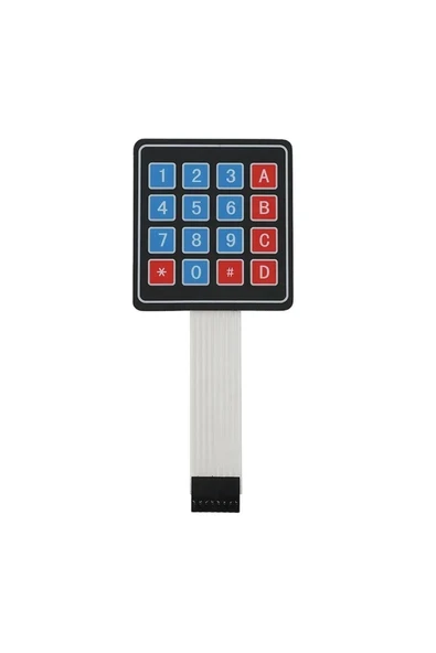 Devremarkt 4 X 4 Matrix Membran Keypad 16 Buton Tuş Takımı Keyboard Klavye Alarm Şifre Kilit ürün görseli 1