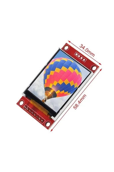 Devremarkt 1.8 Inch Lcd Tft Modül Qvga 128x160 Pixel 1.8” 8 Pin Spı Seri Ekran Sd Kart Soketi St7735 Arduino ürün görseli 1