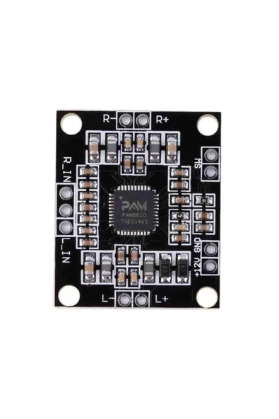 Devremarkt 2x15w Amplifikatör Devresi 15w Stereo Pam8610 Anfi - Amfi Ses Yükseltici ürün görseli 1