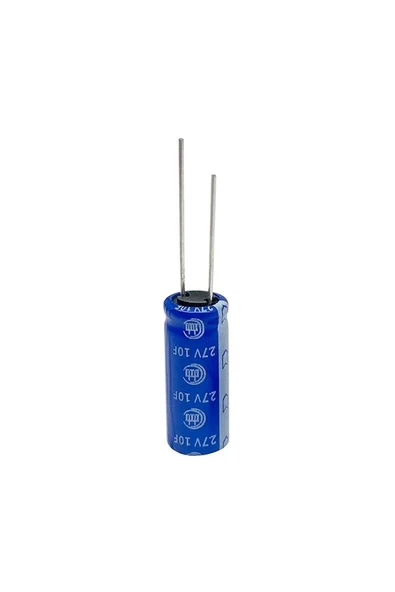 Devremarkt 10f 2.7v Süpercap 10x25mm Dıp Süper Kapasitör Enerji Depolama Güneş Rüzgar Akü Batarya Güç Kaynağı ürün görseli 1
