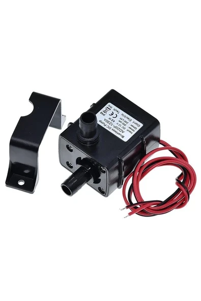 Devremarkt DC 12V Mini Su Sıvı Dalgıç Pompa AD620P-1230A 4.8w 240litresaat Su Geçirmez Akvaryum Meyvesuyu Süt ürün görseli 1