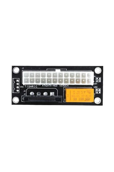 Devremarkt  24 Pin To 4 Pin Sata 2 Atx Güç Kaynağı Birleştirici Add2psu Maden ürün görseli 1
