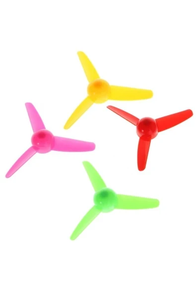 Devremarkt 80mm Pervane 3 Kanat Oyuncak Rüzgar Gülü Kürek Botu Motor Rc Dıy ürün görseli 1