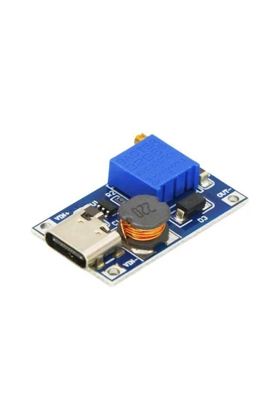 Devremarkt Mt3608 2a Dc-dc Voltaj Yükseltici Güç Modülü Type-c Soketli ürün görseli 1