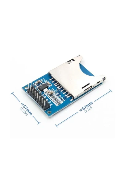 Devremarkt Sd Kart Modülü Hafıza Bellek Okuma Yazma Spı 3.3v/5v Data Kayıt Logger Arduino Memory Ses Mp3 Kayıt ürün görseli 1