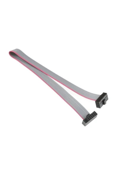 Devremarkt 1.27mm Pitch 15cm 150mm 10 Pin Idc Flat Ribbon Kablo Programlama Data Debug Kablosu Jtag Swd Isp Avr ürün görseli 1