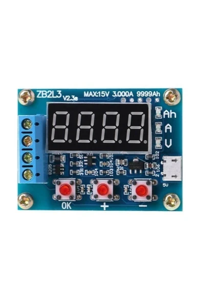 Devremarkt Pil Kapasite Test Cihazı 1.2v 12v Zb2l3 18650 Lityum – Akü ürün görseli 1