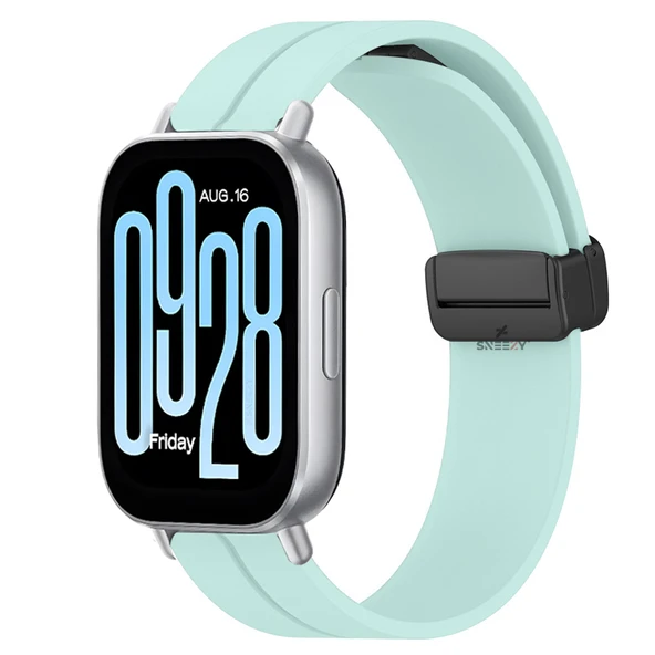 Redmi Watch 5 Active Redmi 5 Lite Uyumlu Kordon Kordon Manyetik Tokalı Yumuşak Soft Silikon Kordon  Mint ürün görseli 1