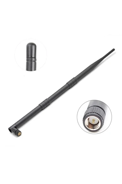 Devremarkt 12dbi 39cm Anten Sma Erkek 2.4ghz 5.8ghz Dual Band Rf Gsm Wifi Sinyal Kuvvetlendirici 2g 3g 4g Lte ürün görseli 1