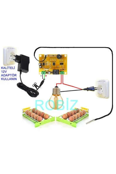 Devremarkt Xh-w1411 Dijital Termostat Zamanlayıcı Modül Kuluçka Pet Akvaryum ürün görseli 1