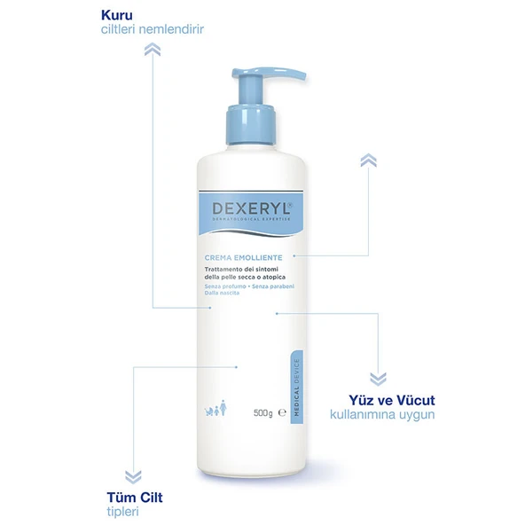 Dexeryl Emollient Cream 500 gr - Resim 2