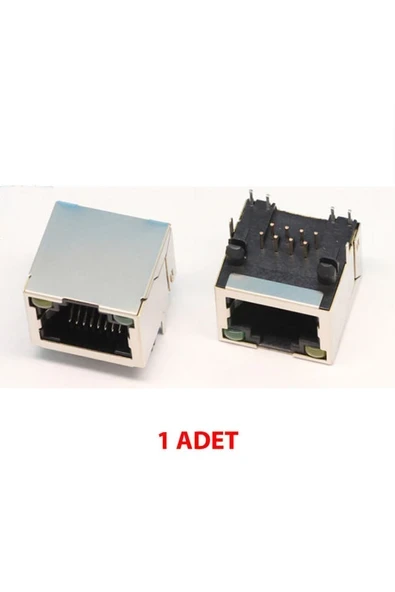 Devremarkt  8p8c Metal Rj45 Soket Led Göstergeli Ethernet Bağlantı Soketi ürün görseli 1