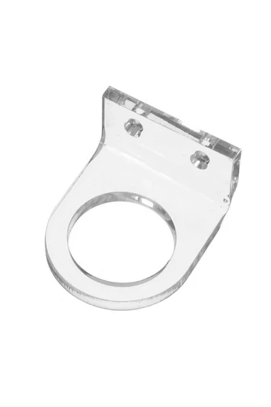 Devremarkt 18mm Çap Sensör Plastik Tutucu Pleksi Montaj Parçası Şeffaf Tutucu Sabitleme Braket Holder LJ18 ürün görseli 1