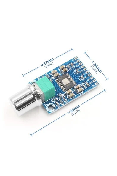 Devremarkt Xh-m564 2x50w Amfi Modül Tpa3116d2 Audio Müzik Ses Kontrol Potlu ürün görseli 1