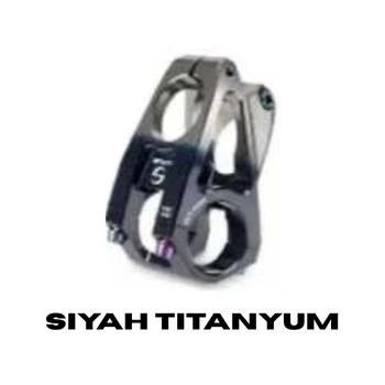 WAKE ALUMİNYUM CNC GİDON BOĞAZI ÇİFT RENK - 31.8mm - 28.6mm - 50mm 0° - SM004-CNC - Siyah Titanyum ürün görseli 1