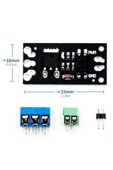 Devremarkt AOD4184 Mosfet Sürücü Modül  Optokuplör izolasyon 40V 50A 50W Pwm Hız Kontrol Motor Selenoid Valf ürün görseli 1