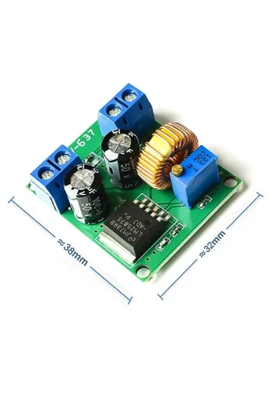 Devremarkt  Lm2587 Ayarlı Voltaj Yükseltici Modül 40v 5a Step Up Boost Modül ürün görseli 1