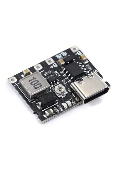 Devremarkt TP4056 18650 Lityum Pil Şarj Modül Type C Ayarlı Voltaj Yükseltici Lion Batarya Akü DC 3.7V to 28V ürün görseli 1