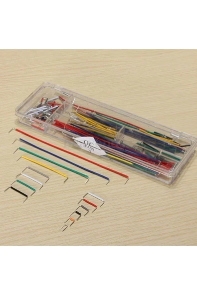 Devremarkt Kutulu Kablo Seti 140 Parça 140 Adet Breadboard Jumper Kablo Uyumlu ürün görseli 1