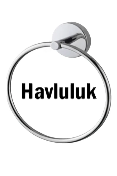 Yuvarlak Havluluk Krom Renk ürün görseli 1