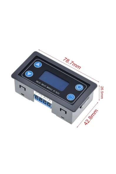 Devremarkt Xy-wj01 Zamanlayıcı Röle Modül Dc 6-30v 1000w Anahtar Panel Tip ürün görseli 1