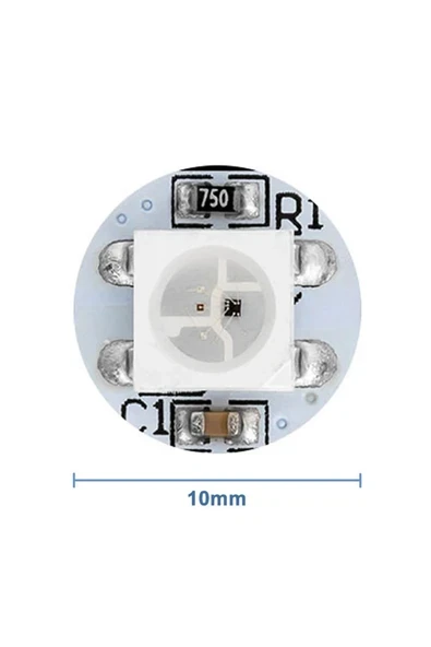 Devremarkt 1 Bit Neopixel Ws2812b 5050 Rgb Led Modül 5050 Adreslenebilir Rgb Lamba Kart Full Color ürün görseli 1
