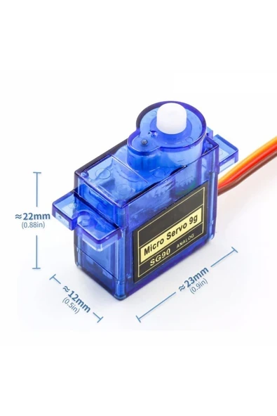 Devremarkt Tower Pro Sg90 9gr Micro Servo Motor Sg90 Rc Robot Araba Arduino ürün görseli 1