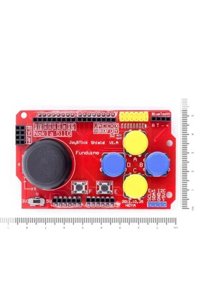 Devremarkt Arduino Joystick I2c Ps2 Nrf24l01 Nokia 5110 Bluetooth Shield - Resim 6