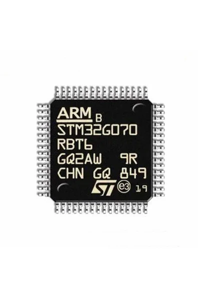 Devremarkt ST Microelectronics STM32G070RBT6 ARM Cortex M0+ Microcontroller STM32G0 64MHz Mcu Cpu 128 Kbyte ürün görseli 1