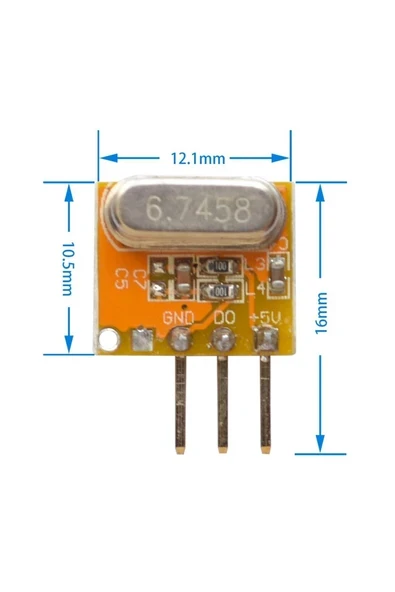 Devremarkt Süperheterodin 433mhz Rxb14 Rf Alıcı Modül Kablosuz Haberleşme Kumanda Oyuncak Rc Araba Kapı Alarm ürün görseli 1