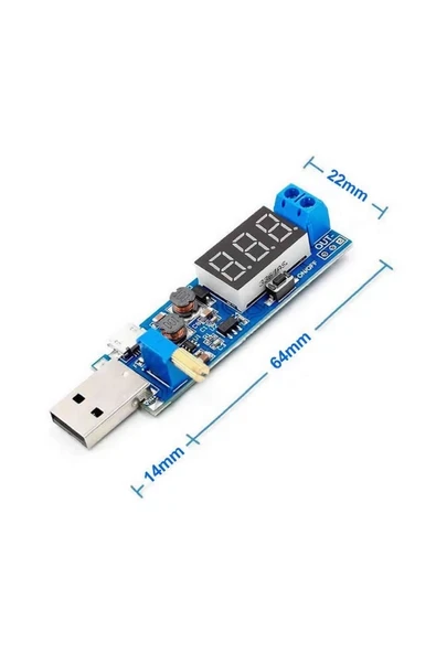 Devremarkt Usb Ayarlı Güç Kaynağı Modülü Hw-132 Voltaj Yükseltici Düşürücü Dc 0.6v / 25v ürün görseli 1