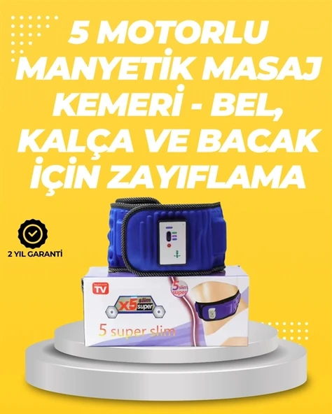 Yoğurma, Titreşim Ve Manyetik Masaj Özellikli Zayıflama Aleti – 750g Hafif Tasarım ürün görseli 1