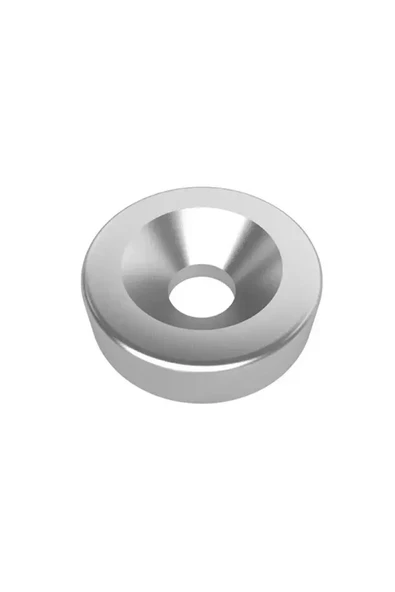 Devremarkt 4 Adet 10mm x 3mm Yuvarlak 3mm Havşa Delikli Mıknatıs Disk Neodyum Buzdolabı Ofis Yazı Not Tahtası ürün görseli 1