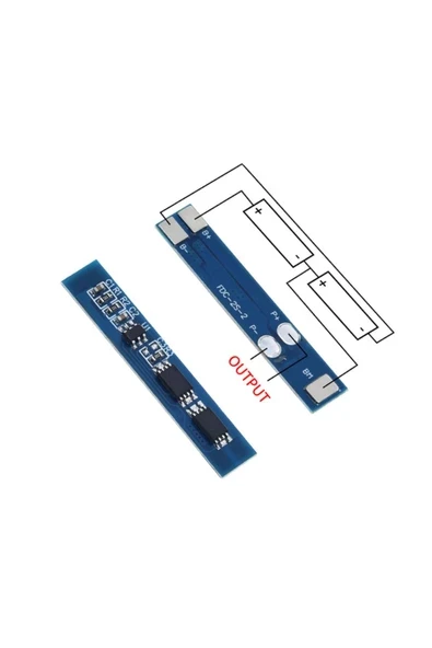 Devremarkt 2s 3a Bms 7.4v Lityum Li-ion Batarya Koruma Kartı 18650 Pil Lipo ürün görseli 1
