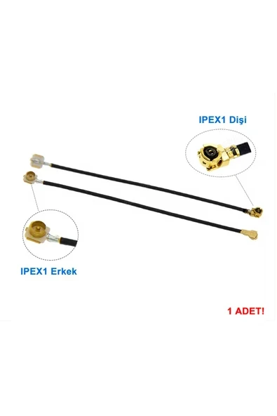Devremarkt 15cm Ipex1 Erkek İpex1 Dişi RF Bağlantı Kablosu Altın Kaplama RF Anten Mhf1 UFL U.FL Mini PCIe ürün görseli 1