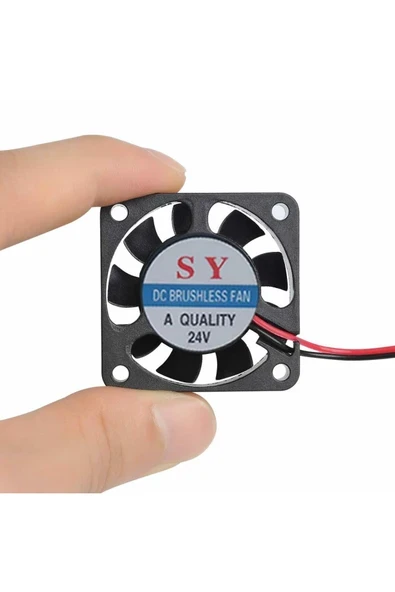 Devremarkt DC 24V FAN 40x40mm  0.1A 6000 Rpm 4x4cm Soğutucu Kuluçka Ekran Kartı Cooler Peltier ürün görseli 1