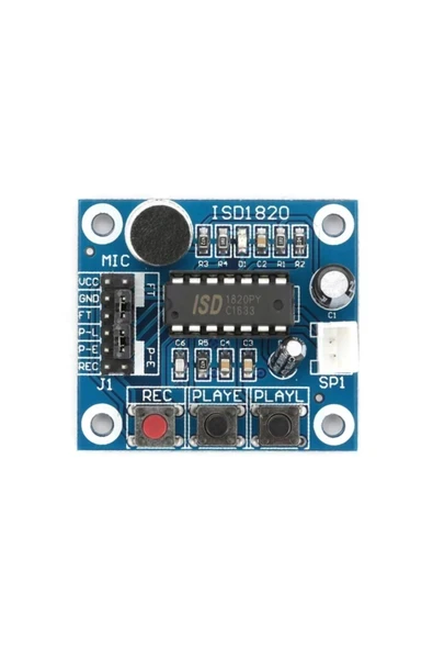 Devremarkt  Isd1820 Ses Kayıt Modülü Ses Çalma Modülü 8ohm 0.5w Hoparlör ürün görseli 1