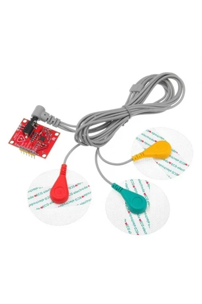 Devremarkt  Arduino Ad8232 Ekg Kalp Atışı Izleme Sensör Modülü Seti - Nabız Sensörü ürün görseli 1