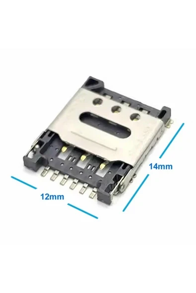 Devremarkt Nano Sim Kart Soket Micro 6 Pin Açılabilir Kilitli Kapak Gsm Akıllı Saat Apple Iphone Cep Telefonu ürün görseli 1