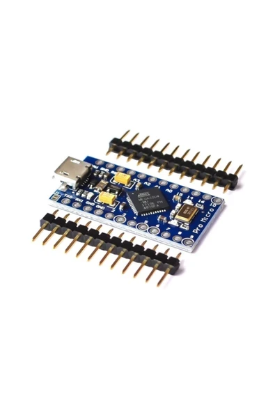 Devremarkt Arduino Pro Micro Atmega32u4 Micro Usb 5v 16 Mhz Atmel Arduino Geliştirme Kartı Elektronik Devre ürün görseli 1