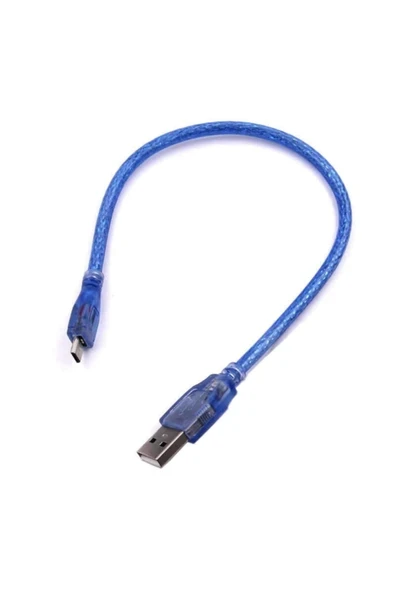 Devremarkt 30cm Micro Usb Kablo Mavi 480 Mbps Usb 2.0 Hot Swap ürün görseli 1